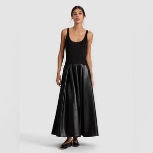 Alice + Olivia ADLEY DROP WAIST VEGAN DRESS